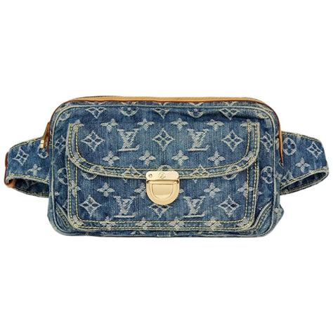 lv bum bag size|Lv denim bum bag.